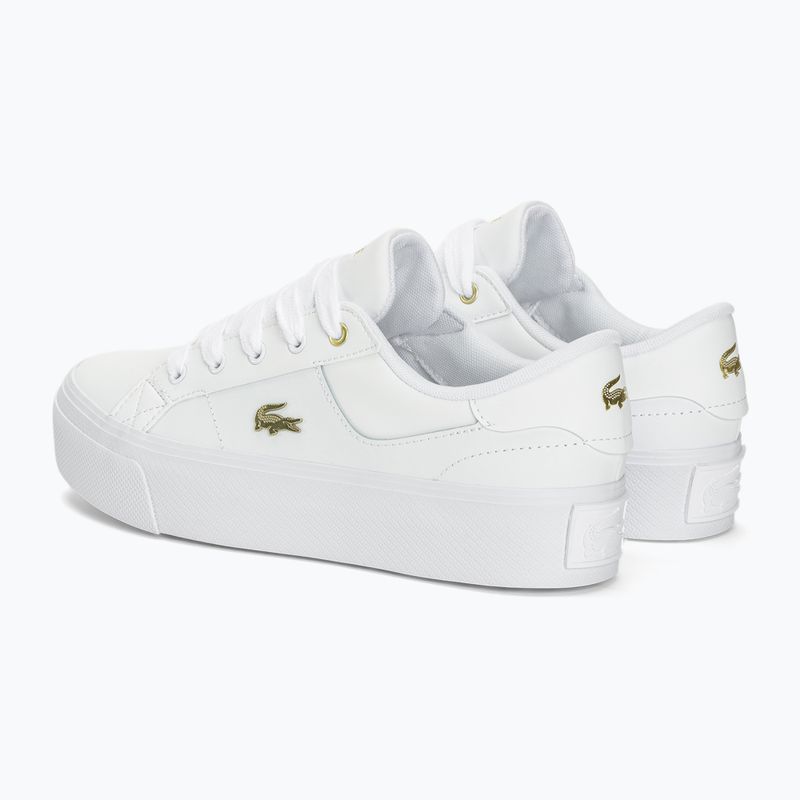 Lacoste Damen Schuhe 47CFA0005 weiß/gold 3