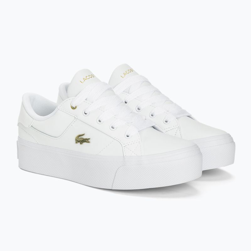 Lacoste Damen Schuhe 47CFA0005 weiß/gold 4
