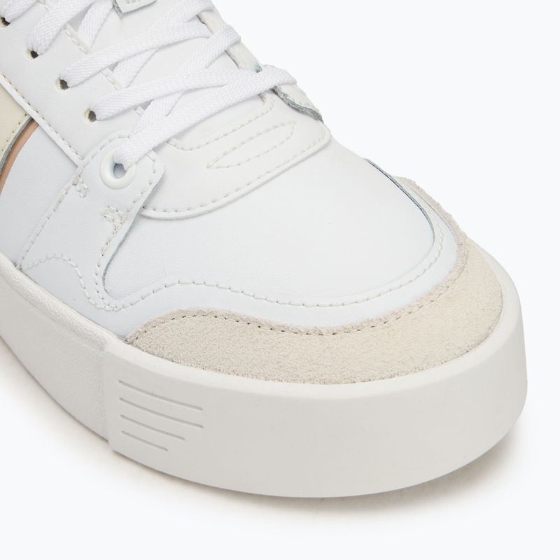 Schuhe Damen Lacoste L002 Evo Monograms white / light brown 7