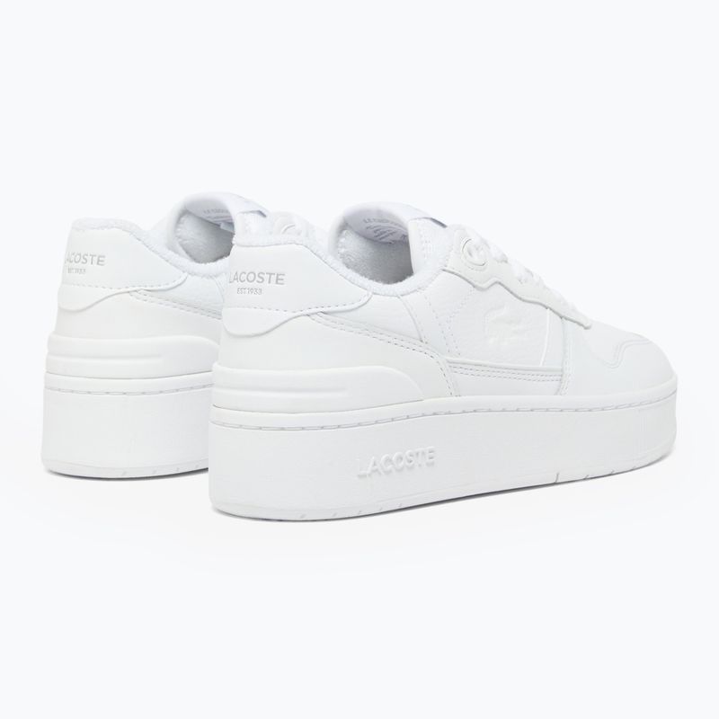 Schuhe Damen Lacoste T-Clip Platform white 3