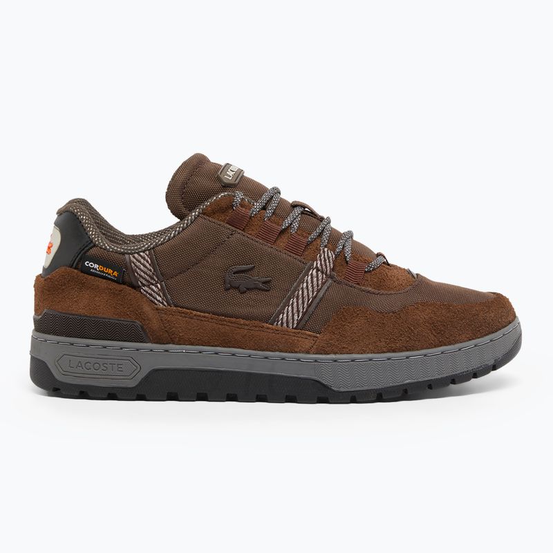 Schuhe Herren Lacoste T-Clip Winter Outdoor brown/dark gray 8