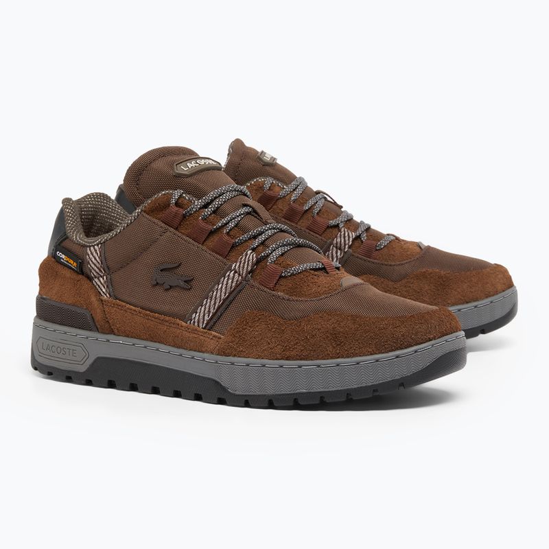 Schuhe Herren Lacoste T-Clip Winter Outdoor brown/dark gray 9