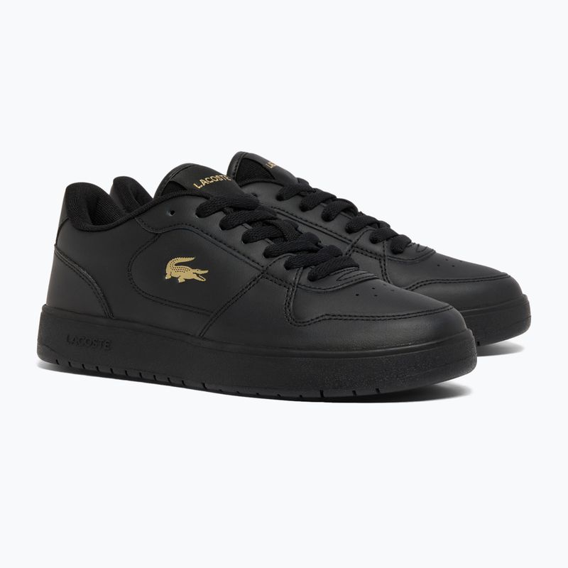 Damen-Schuhe Lacoste Court Ace Leather black/gold 2