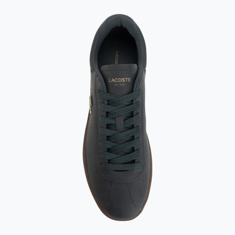 Herrenschuhe Lacoste Baseshot dark green/gum 5