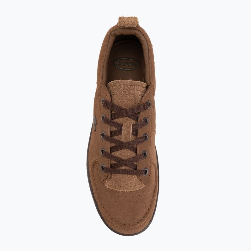 Herrenschuhe Lacoste Umpire dark brown/dark brown 5