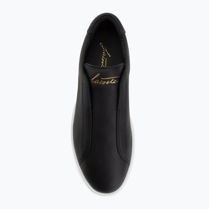 Herrenschuhe Lacoste Linecourt Slip-On black/white 5