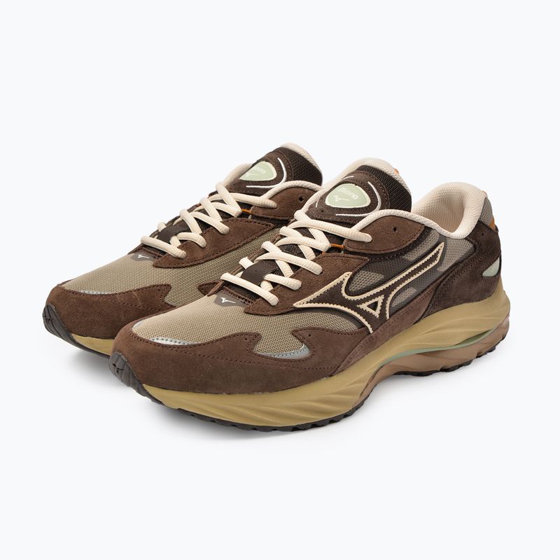 Mizuno Wave Rider Βeta vintage khaki/summer sand/chicory coffee Schuh 9