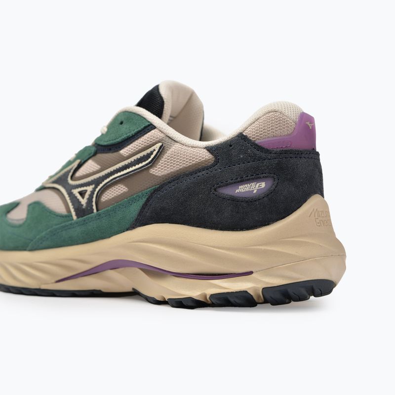 Mizuno Wave Rider Βeta silberne Wolke/Vulkan/Bistro grün Schuhe 6