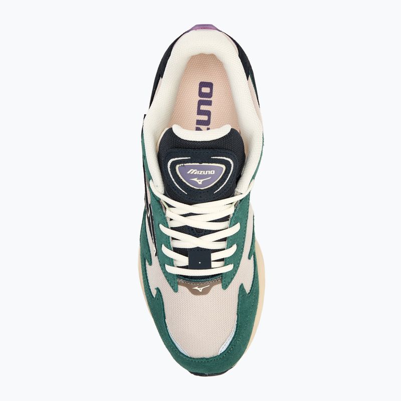 Mizuno Wave Rider Βeta silberne Wolke/Vulkan/Bistro grün Schuhe 5