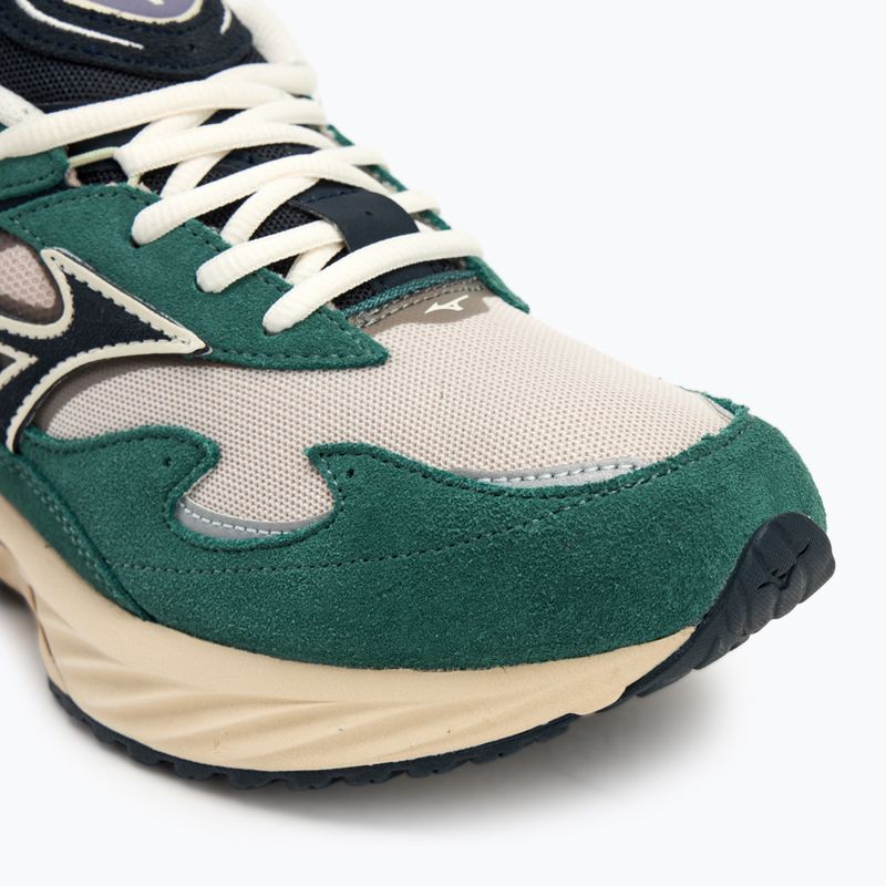 Mizuno Wave Rider Βeta silberne Wolke/Vulkan/Bistro grün Schuhe 7