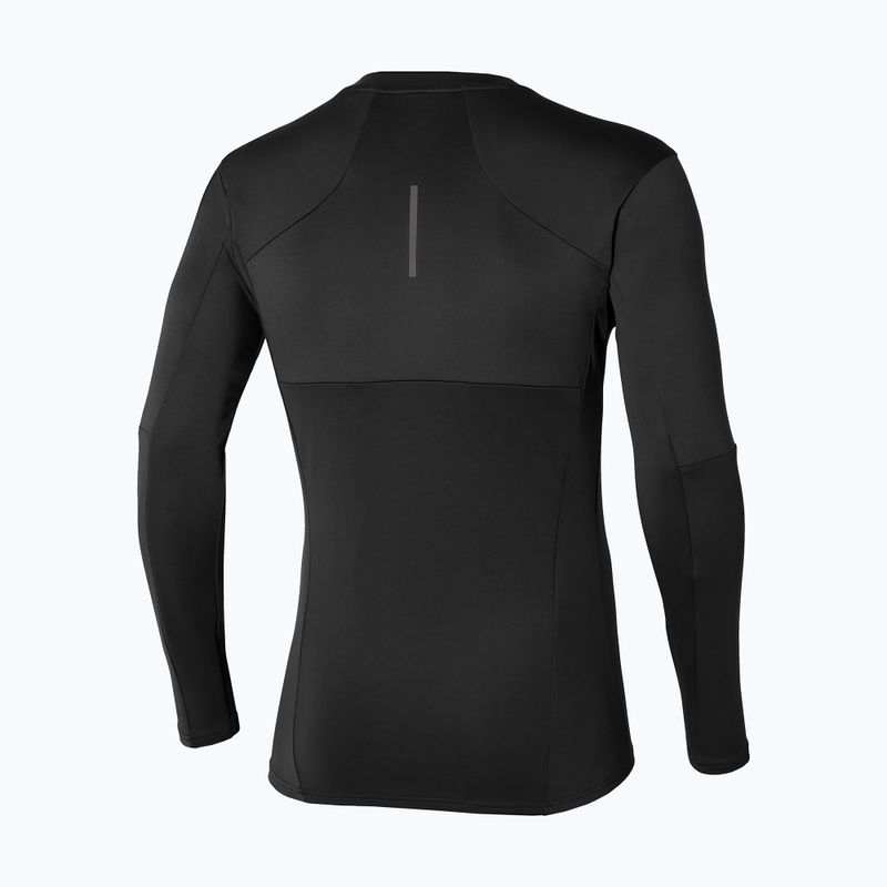 Herren Mizuno Thermal Charge Breath Thermo Lauf-Longsleeve schwarz 2