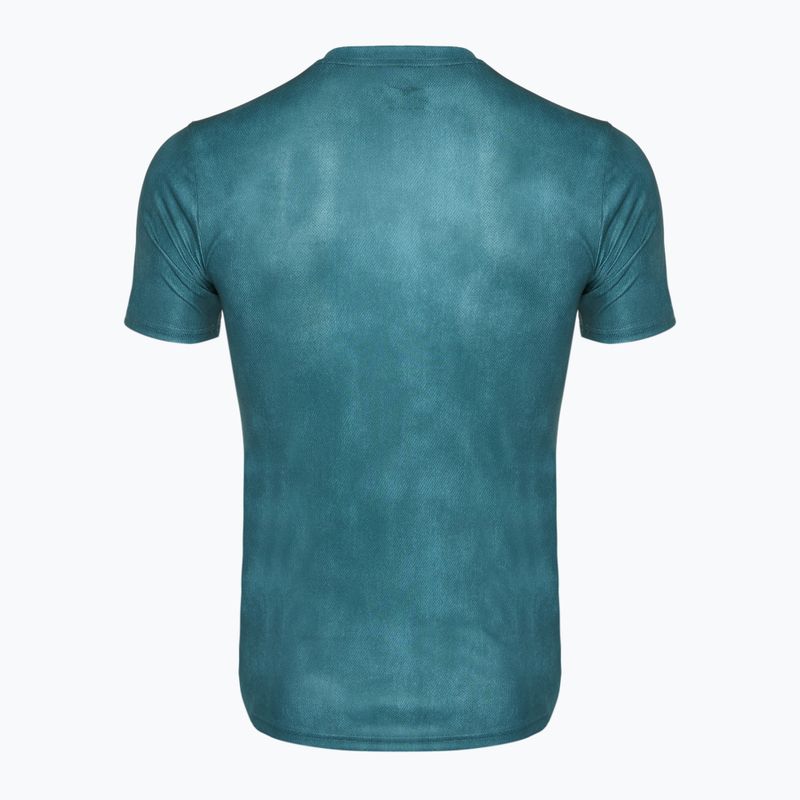 Herren Mizuno Impulse Core Graphic Tee immergrünes Laufshirt 2