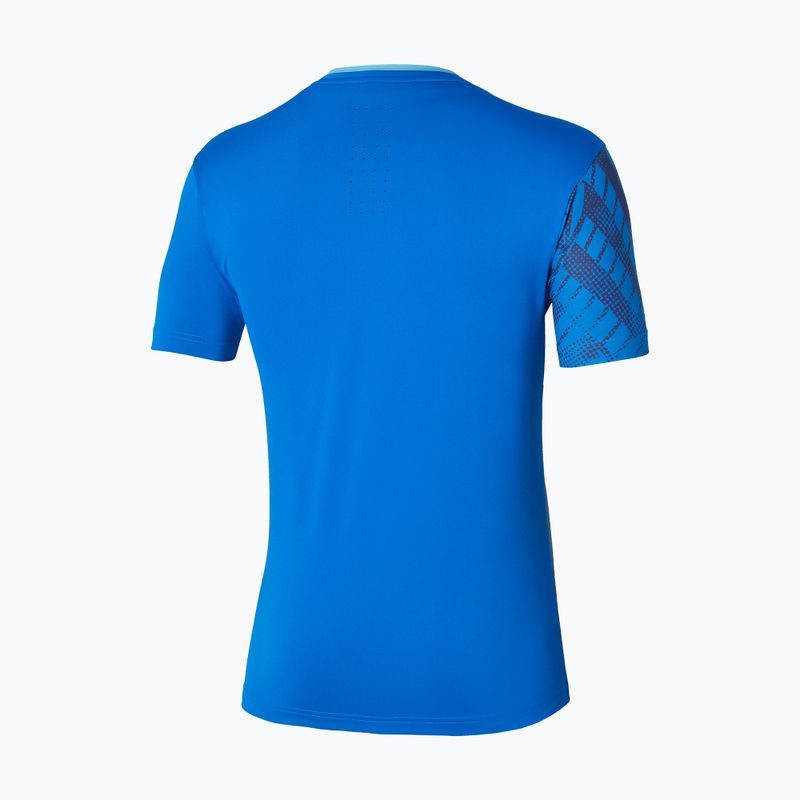 Herren-Tennisshirt Mizuno Mugen Shadow Graphic Tee mugen blau 2