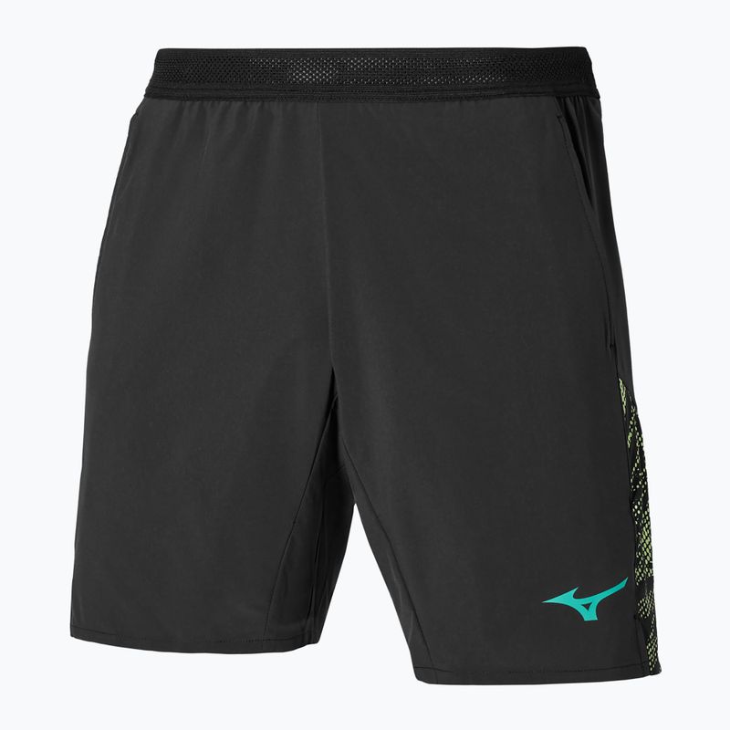 Herren Tennisshorts Mizuno Mugen 8 In Amplify schwarz