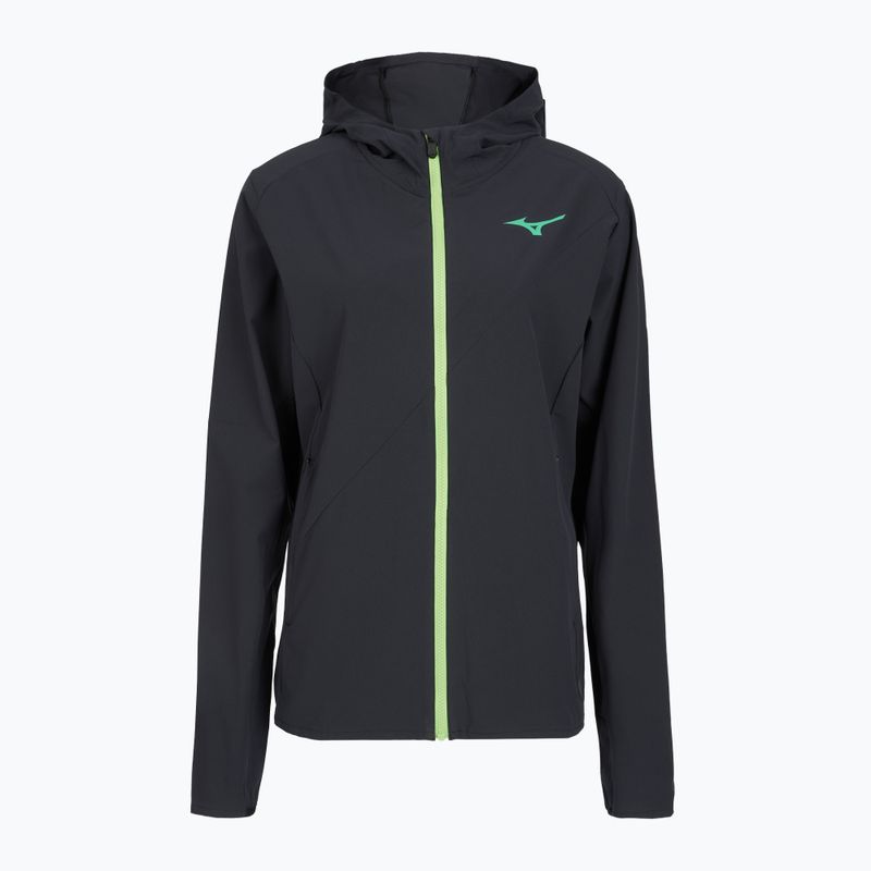 Tennis Jacke Damen Mizuno Mugen Hooded Jacket black