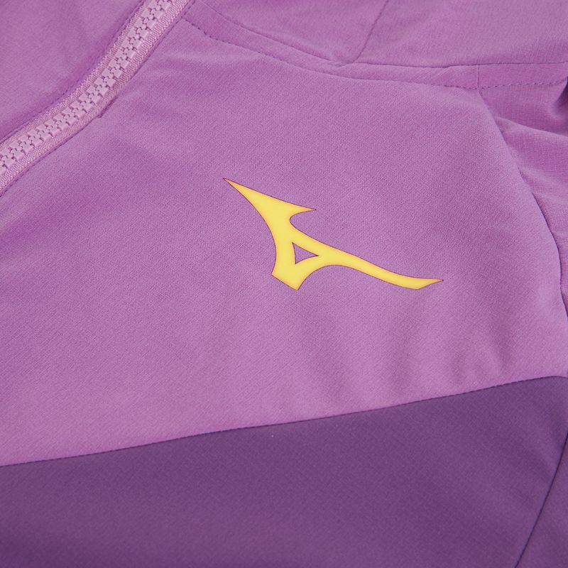 Damen Tennisjacke Mizuno Mugen Kapuzenjacke patrizisch lila 3