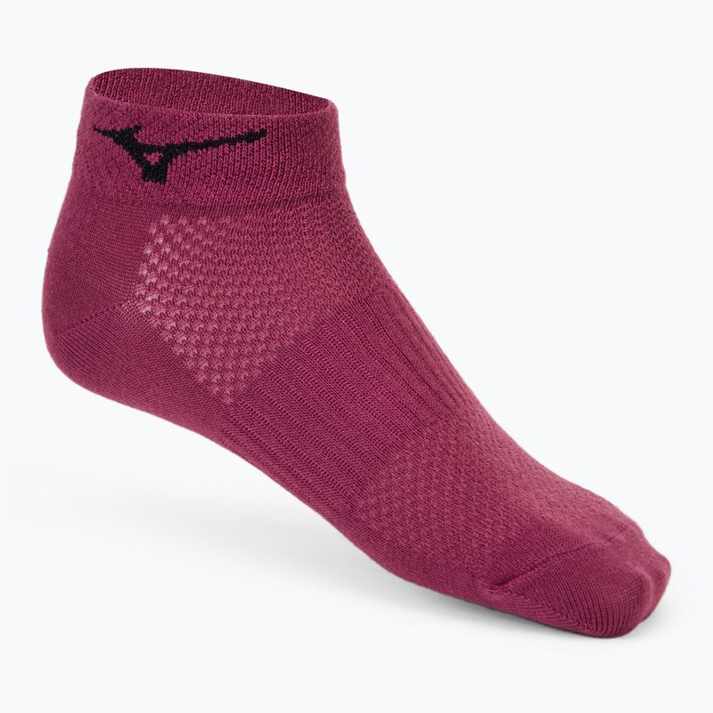 Mizuno Training Mid Socken 3 Paar schwarz/apricot ice/violett quatz 6