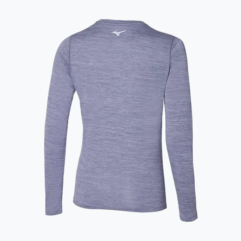 Lauf Longsleeve Damen Mizuno Impulse Core Tee cadet 2