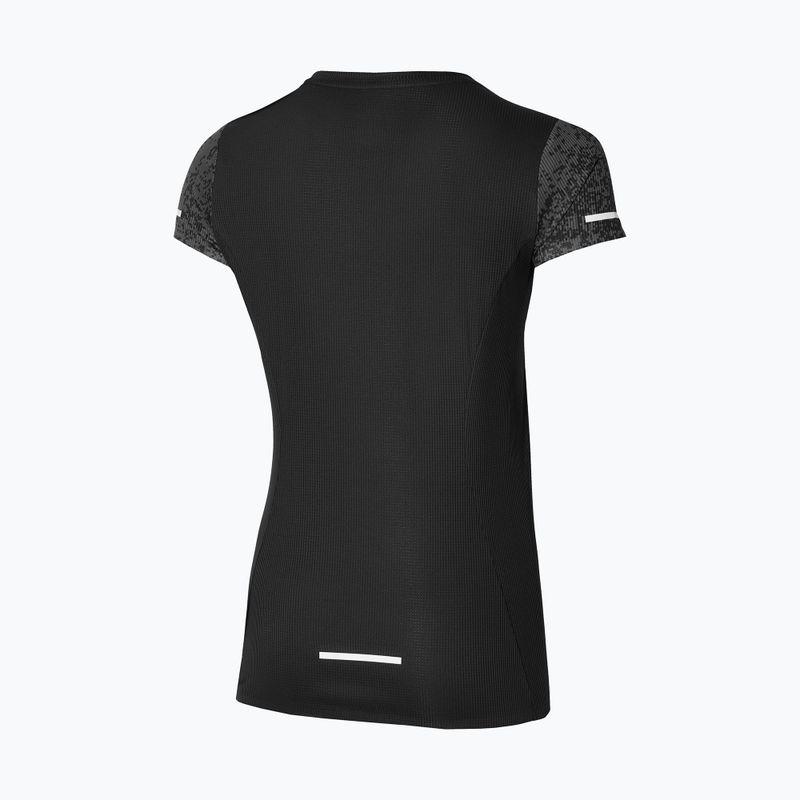 Damen-Laufshirt Mizuno Premium Aero Tee schwarz 2