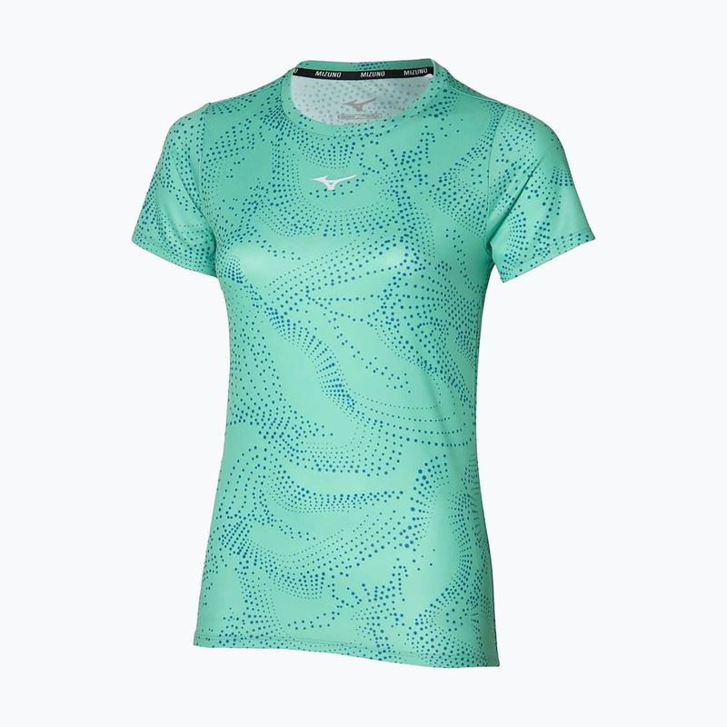 Damen Laufshirt Mizuno Impulse Core Graphic Tee staubig jade