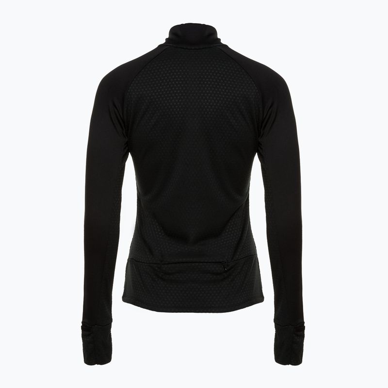 Damen Laufsweatshirt Mizuno Warmalite Half Zip schwarz 2