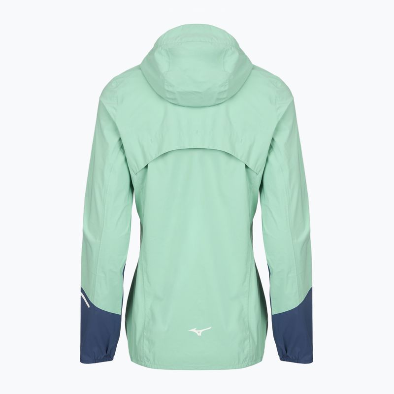 Damen Laufjacke Mizuno Waterproof 20K ER staubig jade 2