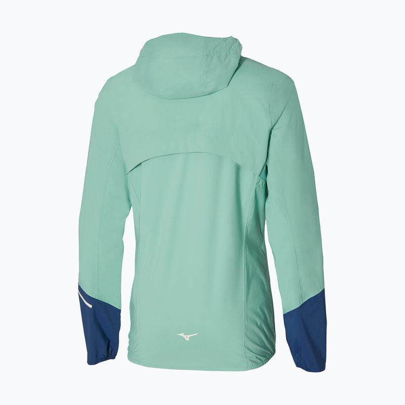 Damen Laufjacke Mizuno Waterproof 20K ER staubig jade 2