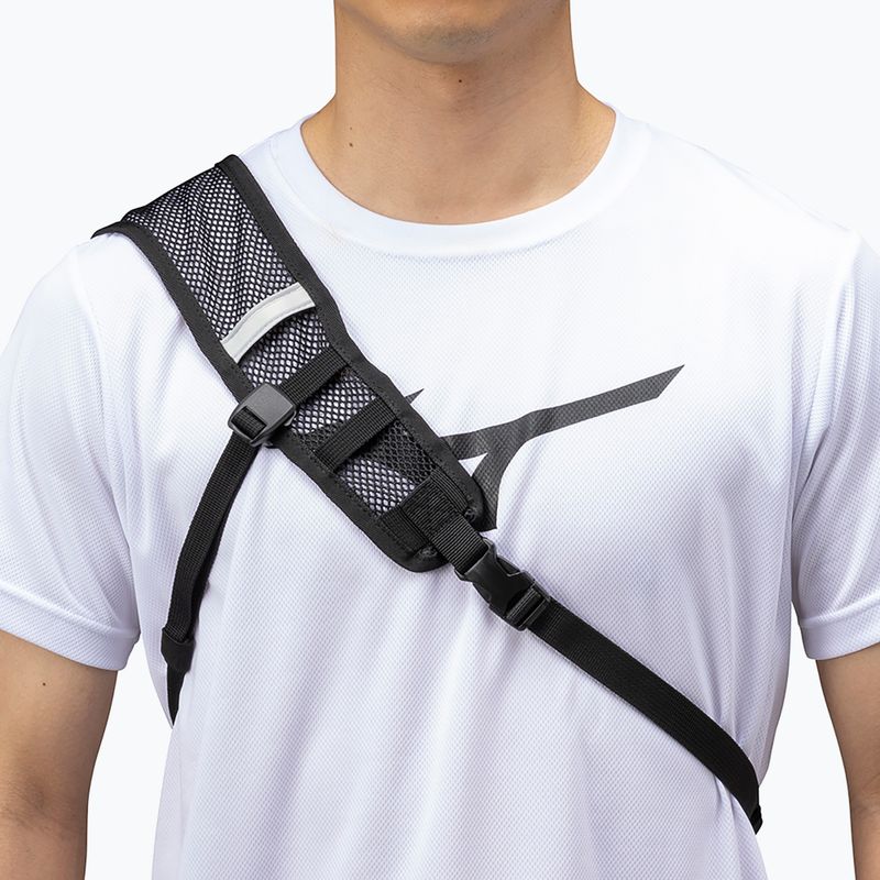 Mizuno Mesh Bodybag NR Rucksack schwarz/hellgrau 2
