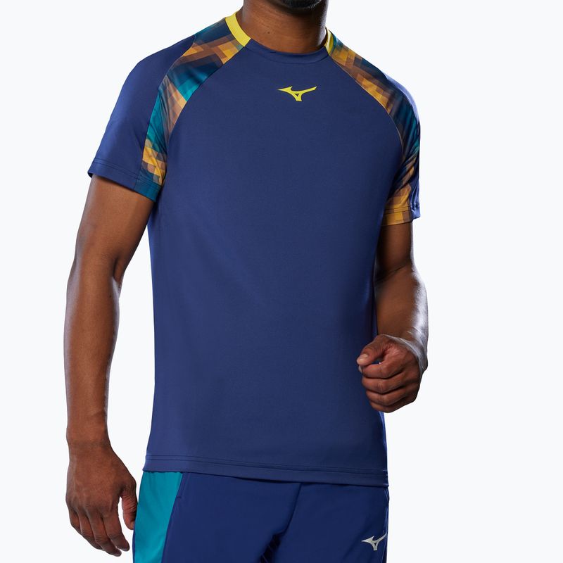 Shirt Herren Mizuno Frontier Shadow Tee bellwether blue