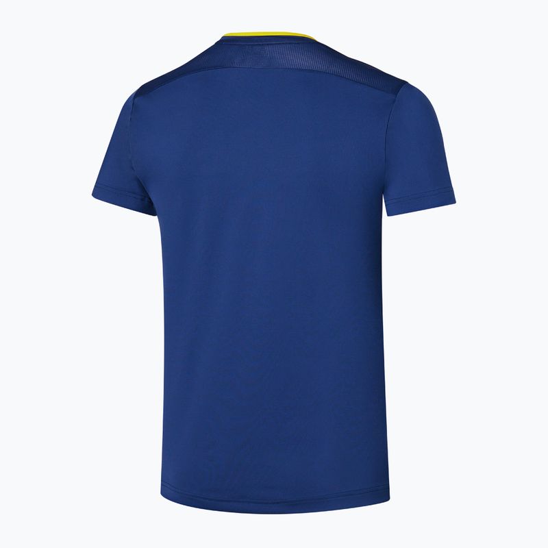 Shirt Herren Mizuno Frontier Shadow Graphic Tee bellwether blue 2