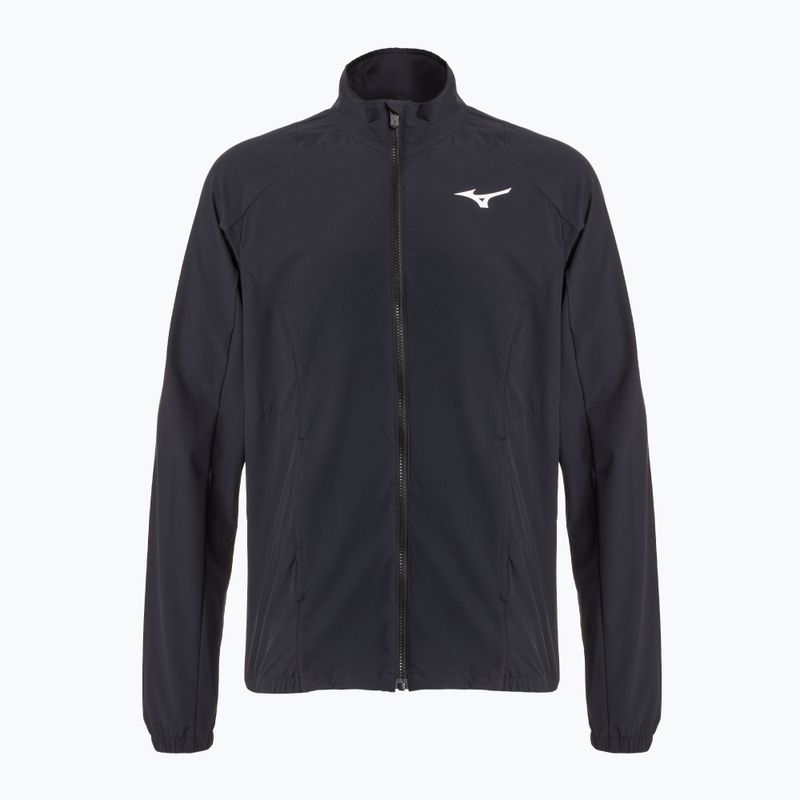 Tennis Sweatshirt Hoodie Herren Mizuno Frontier Shadow black