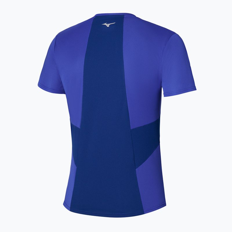 Herren-Laufshirt Mizuno DryAeroFlow Tee reflexblue 2