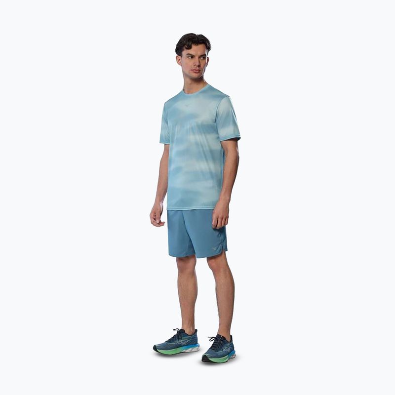 Herren Laufshirt Mizuno Core Graphic Tee wolkenblau 2