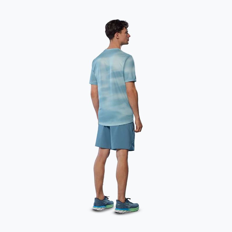 Herren Laufshirt Mizuno Core Graphic Tee wolkenblau 4