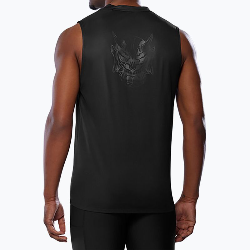 Men's Mizuno Core Graphic Ärmelloses Laufshirt schwarz oni 4