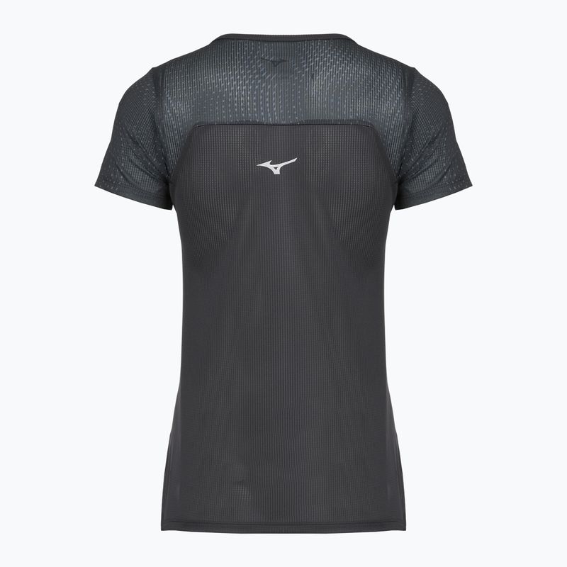 Damen-Laufshirt Mizuno DryAeroFlow Graphic Tee schwarz 2