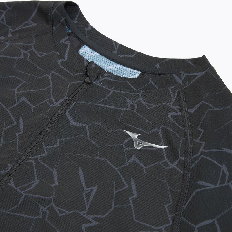 Damen Laufshirt Mizuno Graphic Trail Tee schwarz 3
