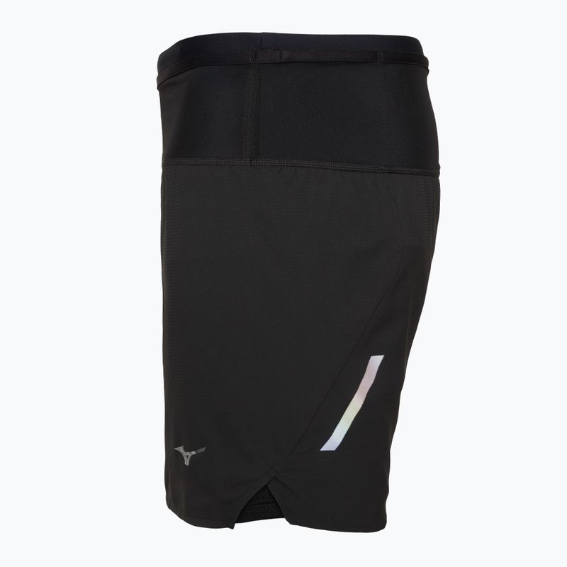 Herren Mizuno Trail ER 2IN1 Laufshorts schwarz 3