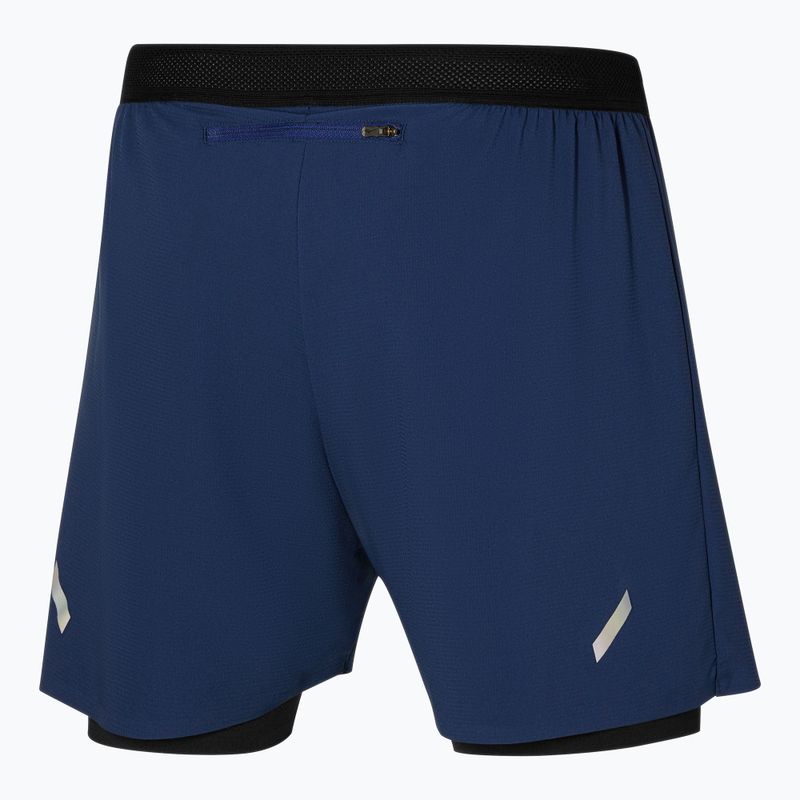 Herren-Laufshorts Mizuno Tech Light 5.5" 2IN1 estate blue 2