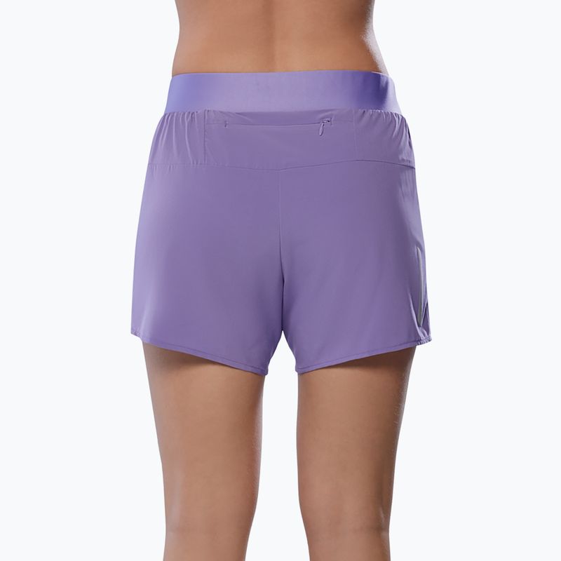 Damen Laufshorts Mizuno Alpha 4.5" paisley lila 2