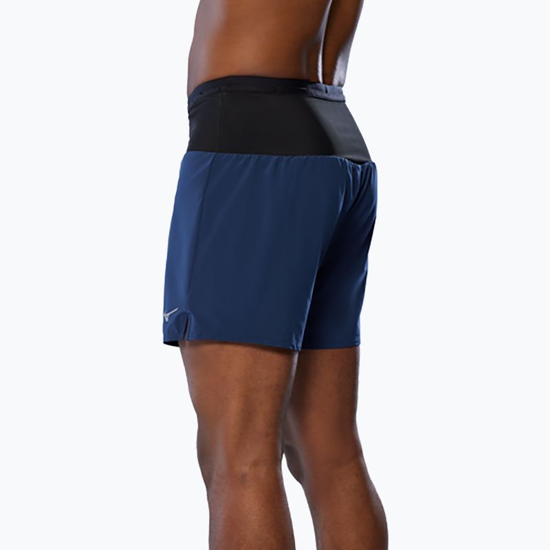 Herren Mizuno Multi Pocket Laufshorts Kombi blau 2