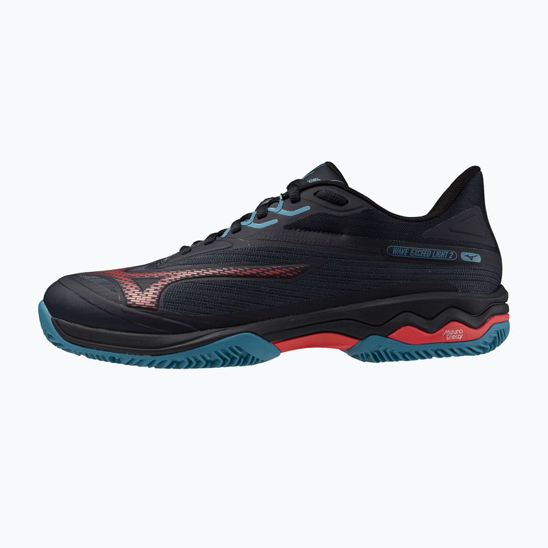 Padel-Schuhe Herren Mizuno Wave Exceed Light 2 Padel salute/ hibiscus/ enamel blue 8