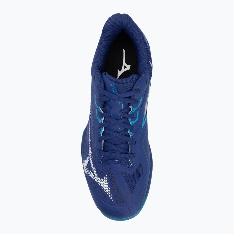 Tennisschuhe Herren Mizuno Wave Exceed Light 2 CC bellwether blue/ white/ fjord blue 5