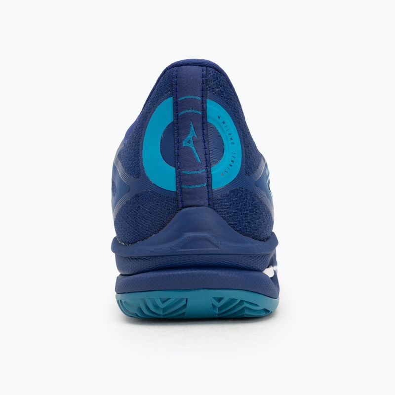 Tennisschuhe Herren Mizuno Wave Exceed Tour 6 CC bellwether blue/ white/ fjord blue 6