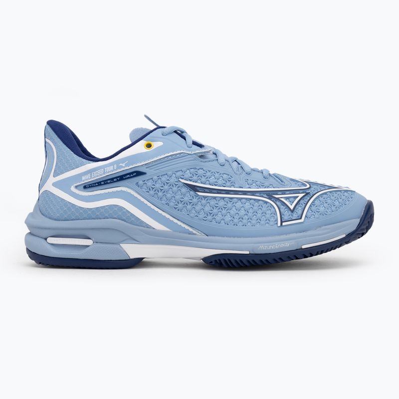 Tennisschuhe Damen Mizuno Wave Exceed Tour 6 CC bel air blue/ bellwether blue/ white 2