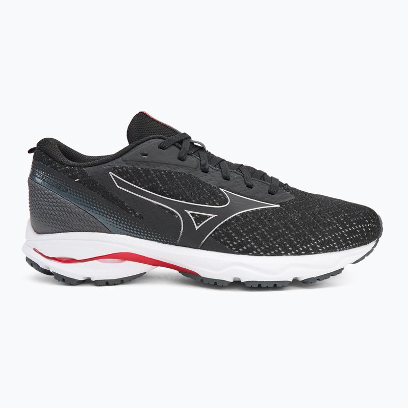 Herren Laufschuhe Mizuno Wave Prodigy 6 schwarz/galaxysilber/hochrisikorot 2