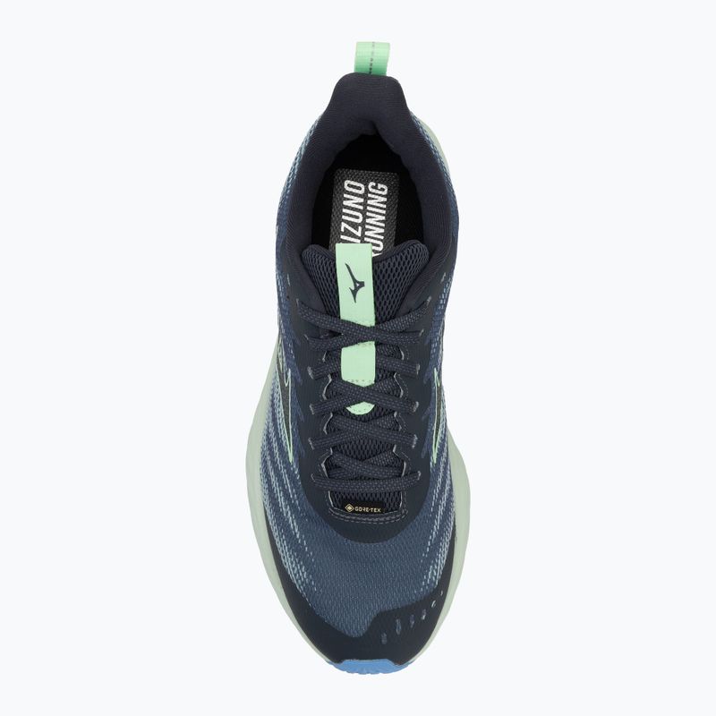 Herren Laufschuhe Mizuno Wave Rider GTX 2 vintage indigo / neo mint / front blue 5