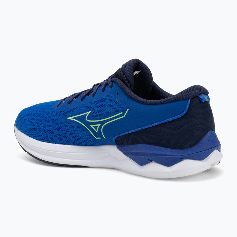 Herren Laufschuhe Mizuno Wave Revolt 3 Reflex blau c/grün gecko/peacoat 3