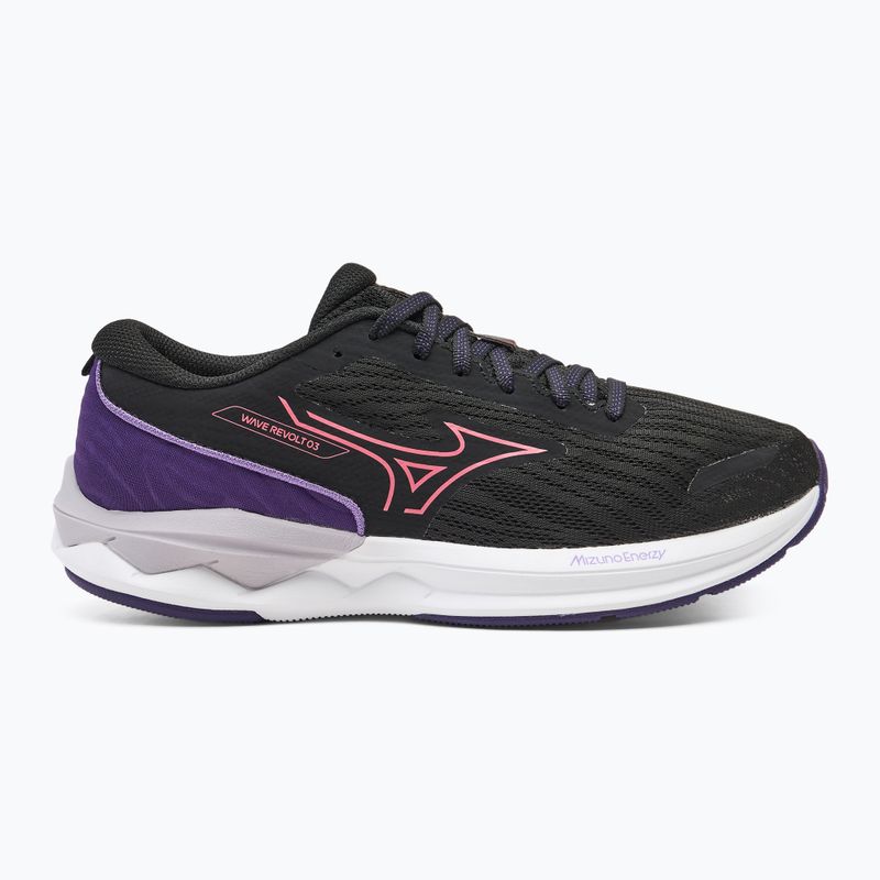 Laufschuhe Damen Mizuno Wave Revolt 3 black/camellia rose/violet indigo 2