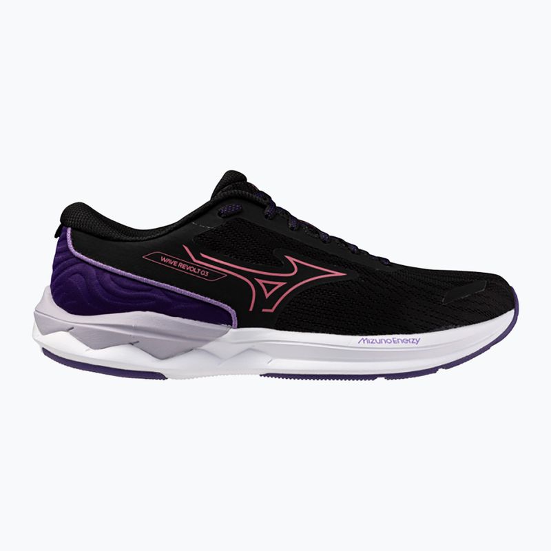 Laufschuhe Damen Mizuno Wave Revolt 3 black/camellia rose/violet indigo 8